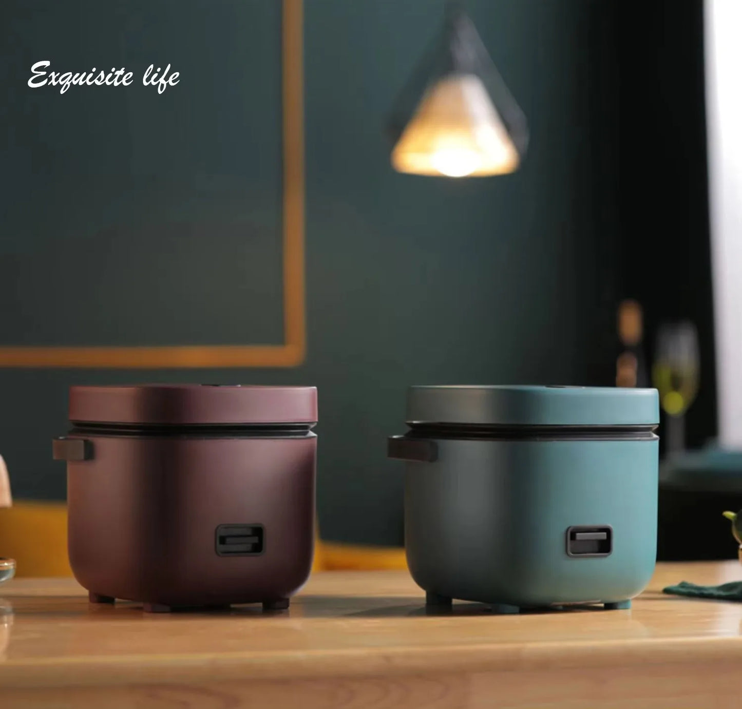 Compact 1.2L Mini Rice Cooker - Perfect for 1-2 People with Steamer Function