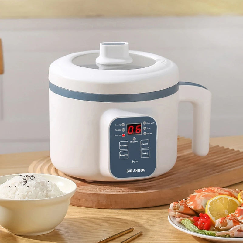 1.7L Electric Rice Cooker - Multi Cooker with Non-Stick Pot
