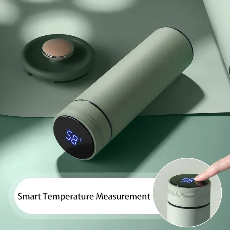 500ML Temperature Display Thermos - Stainless Steel Vacuum Insulated Cup