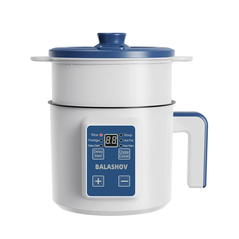1.7L Electric Rice Cooker - Multi Cooker with Non-Stick Pot