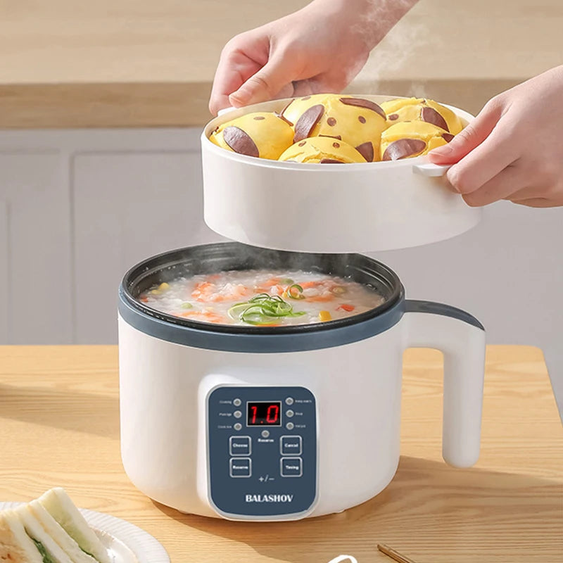 1.7L Electric Rice Cooker - Multi Cooker with Non-Stick Pot
