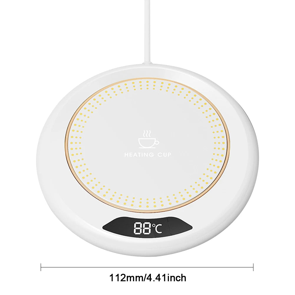 Electric Coffee Warmer - USB Mug Warmer with 3 Temperature Settings
