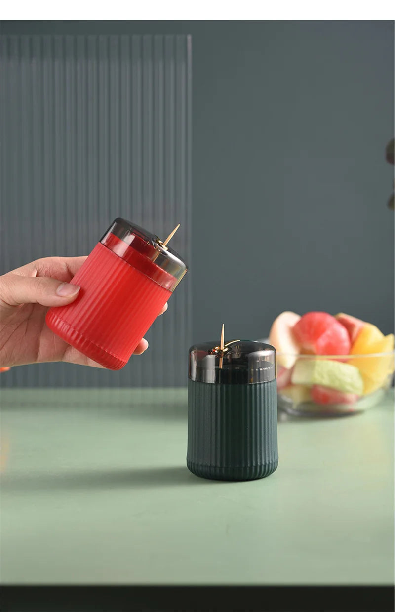 Automatic Pop-Up Toothpick Dispenser - Hygienic Press & Dispense