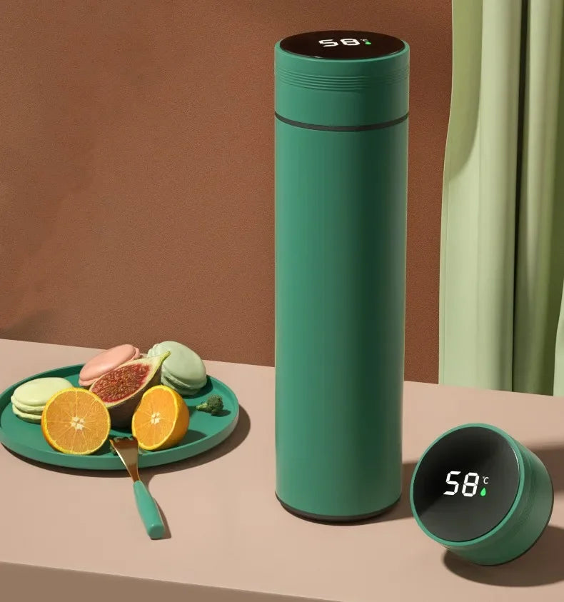 500ML Temperature Display Thermos - Stainless Steel Vacuum Insulated Cup