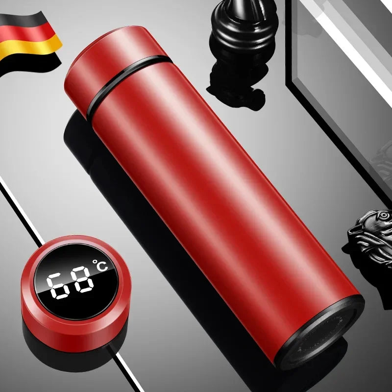 500ML Temperature Display Thermos - Stainless Steel Vacuum Insulated Cup