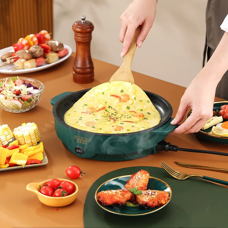 Electric MultiCooker Frying Pan - Non-Stick Barbecue & Cooking Machine
