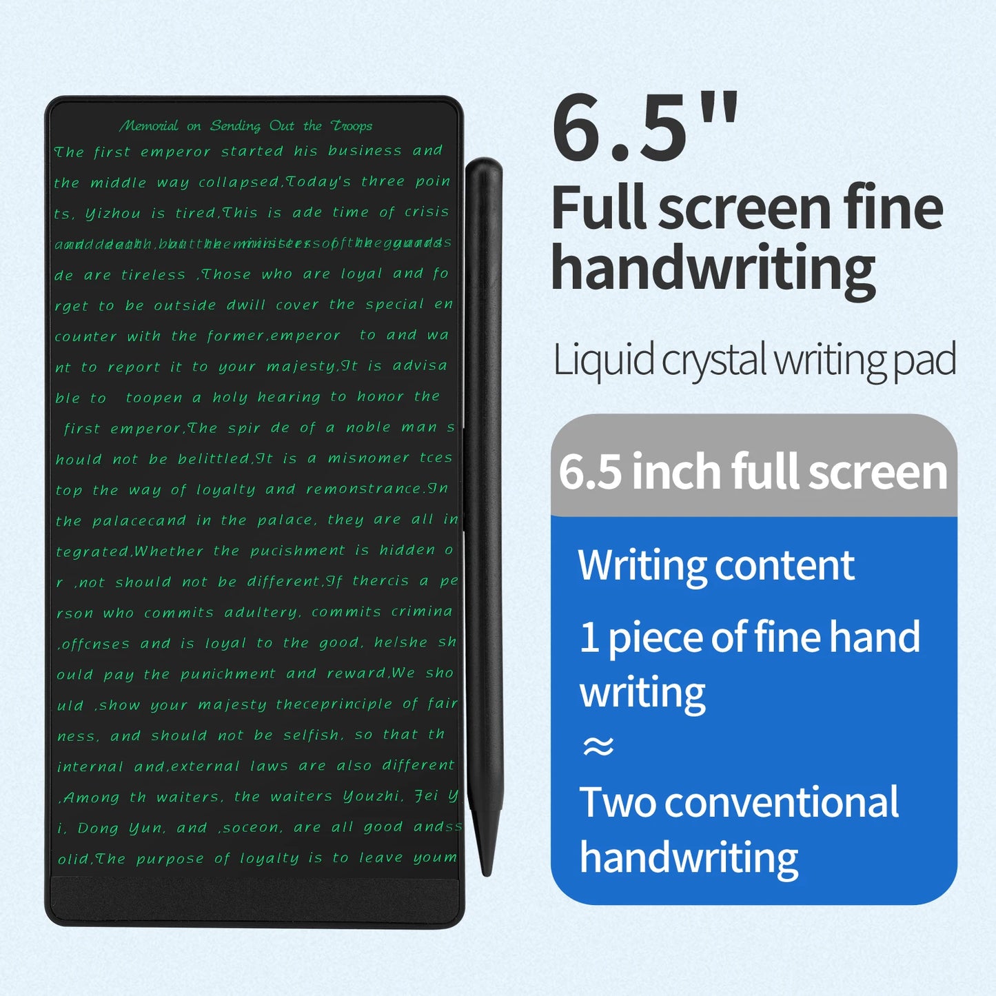 LCD Writing Tablet 6.5 Inch - Digital Drawing Board for Kids & Adults
