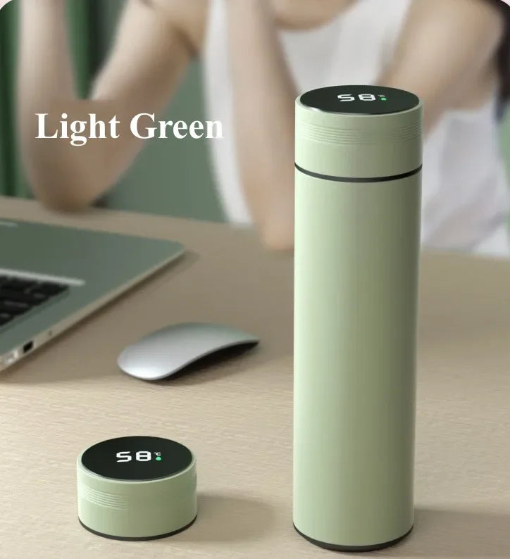 500ML Temperature Display Thermos - Stainless Steel Vacuum Insulated Cup