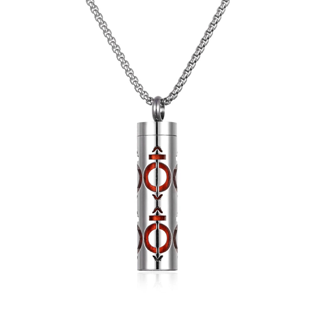Essential Oil Diffuser Necklace - Stainless Steel Aromatherapy Locket
