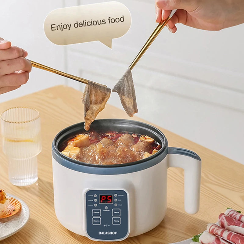 1.7L Electric Rice Cooker - Multi Cooker with Non-Stick Pot