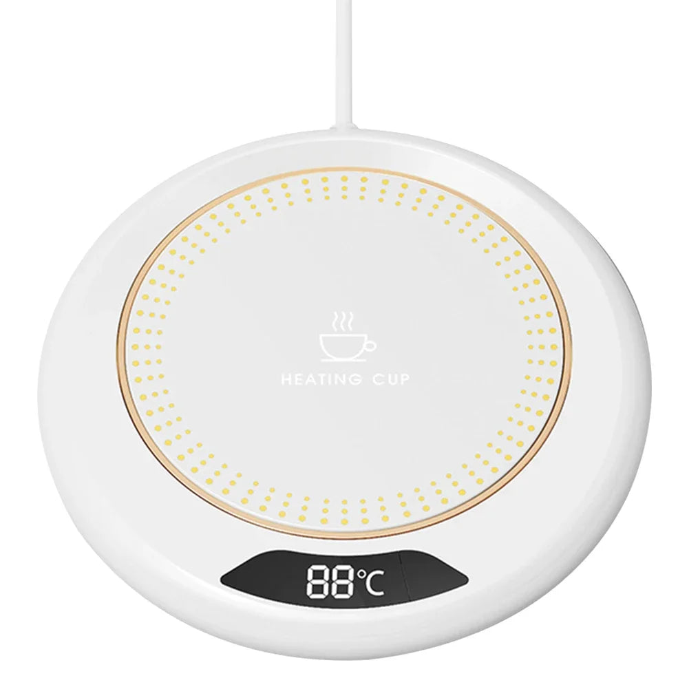 Electric Coffee Warmer - USB Mug Warmer with 3 Temperature Settings
