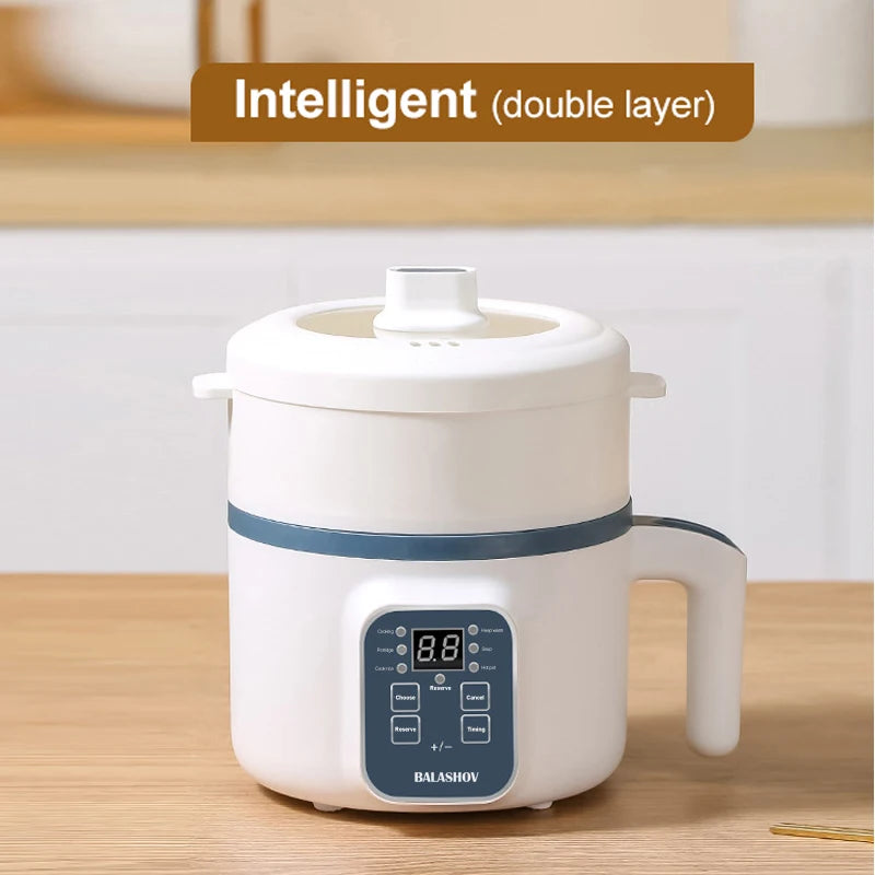 1.7L Electric Rice Cooker - Multi Cooker with Non-Stick Pot