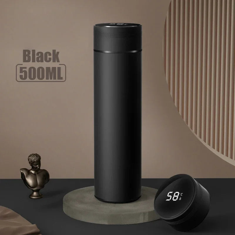 500ML Temperature Display Thermos - Stainless Steel Vacuum Insulated Cup