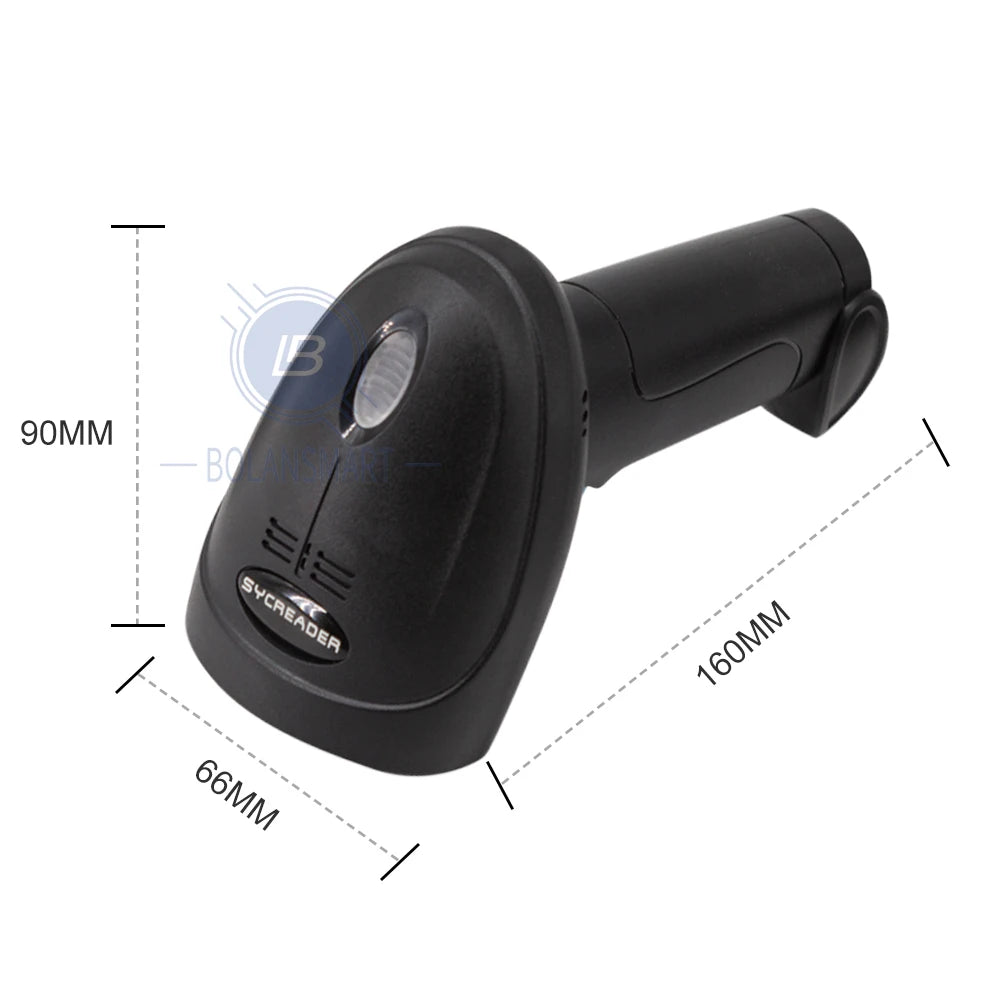 1D 2D Barcode Scanner - Wireless Bluetooth & Wired Bar Code Reader