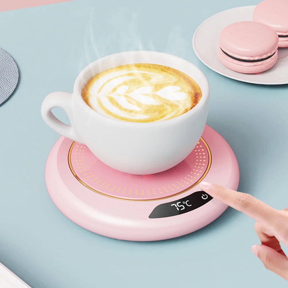 Electric Coffee Warmer - USB Mug Warmer with 3 Temperature Settings