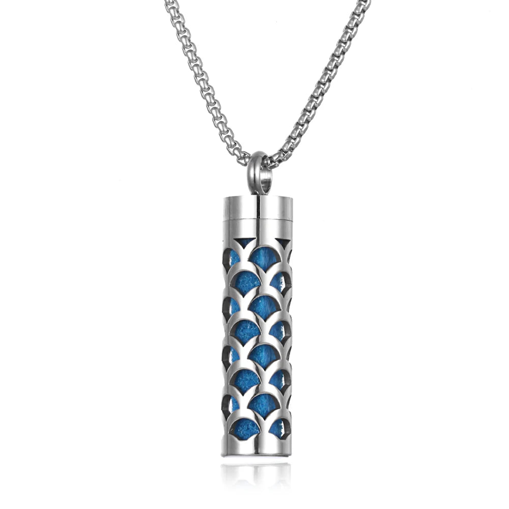 Essential Oil Diffuser Necklace - Stainless Steel Aromatherapy Locket
