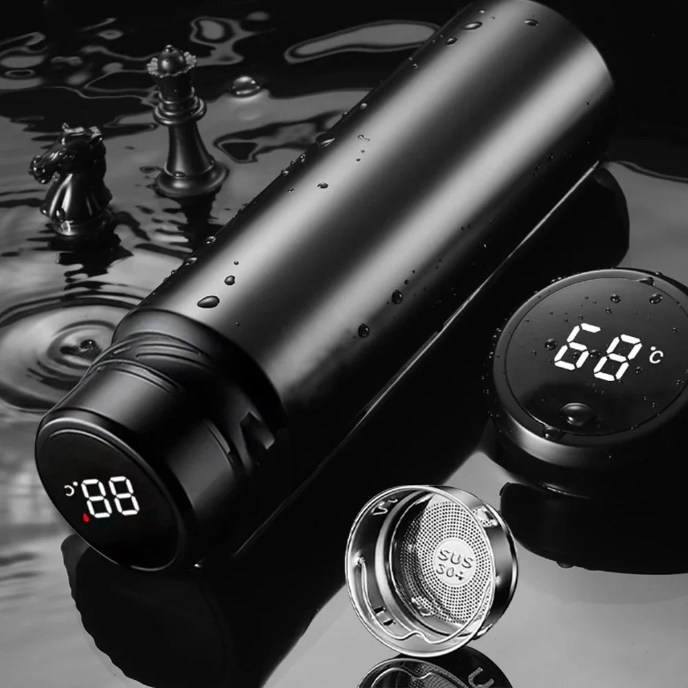 Smart LED Temperature Display Thermal Bottle - 24Hr Hot/Cold