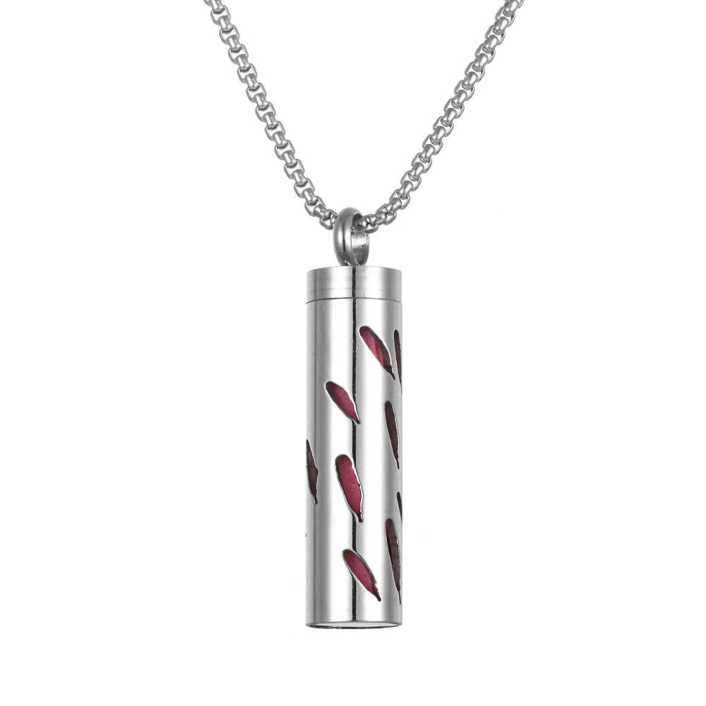 Essential Oil Diffuser Necklace - Stainless Steel Aromatherapy Locket