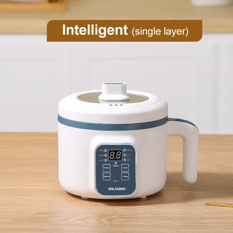 1.7L Electric Rice Cooker - Multi Cooker with Non-Stick Pot