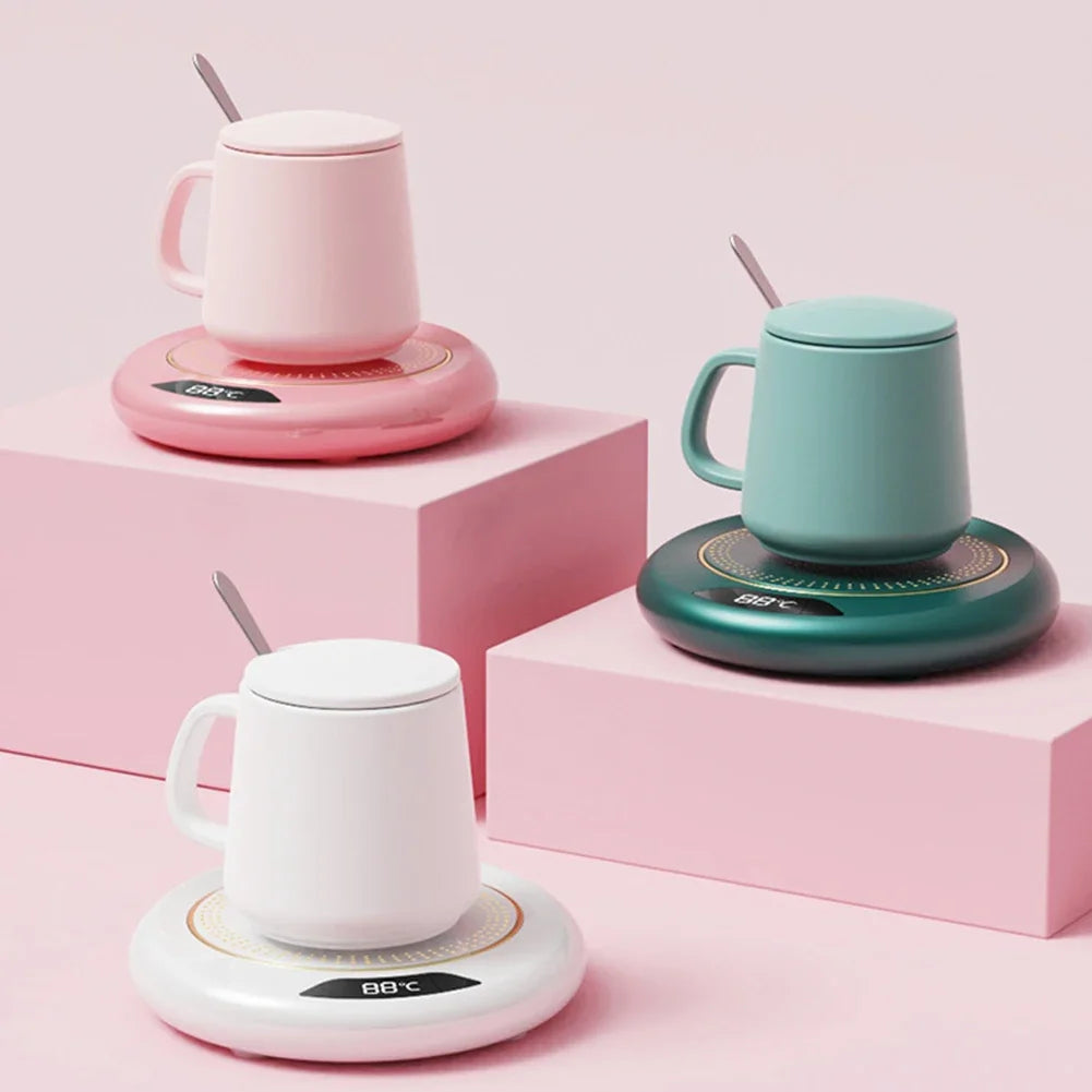 Electric Coffee Warmer - USB Mug Warmer with 3 Temperature Settings
