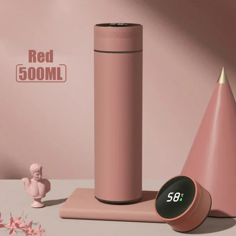 500ML Temperature Display Thermos - Stainless Steel Vacuum Insulated Cup