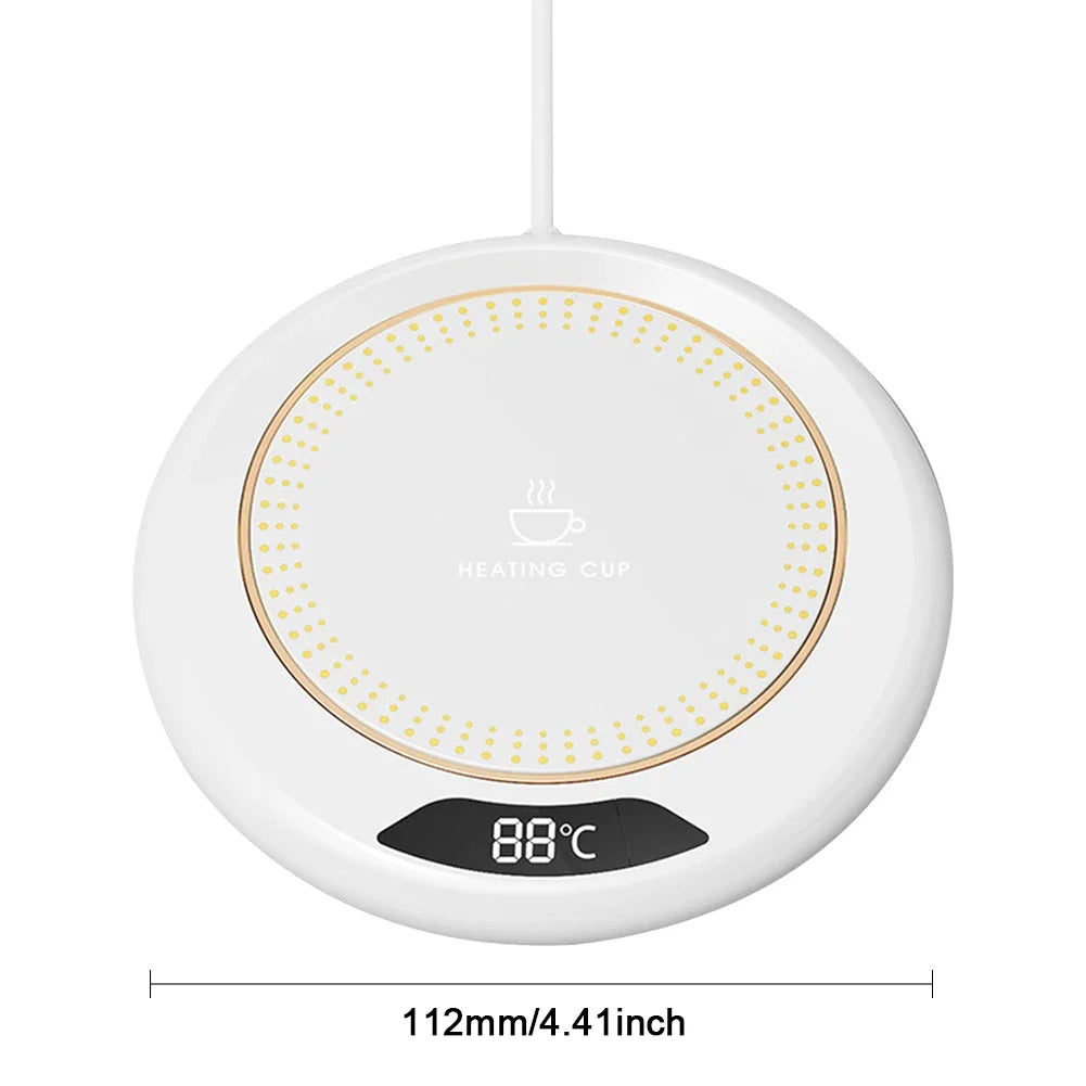 Electric Coffee Warmer - USB Mug Warmer with 3 Temperature Settings
