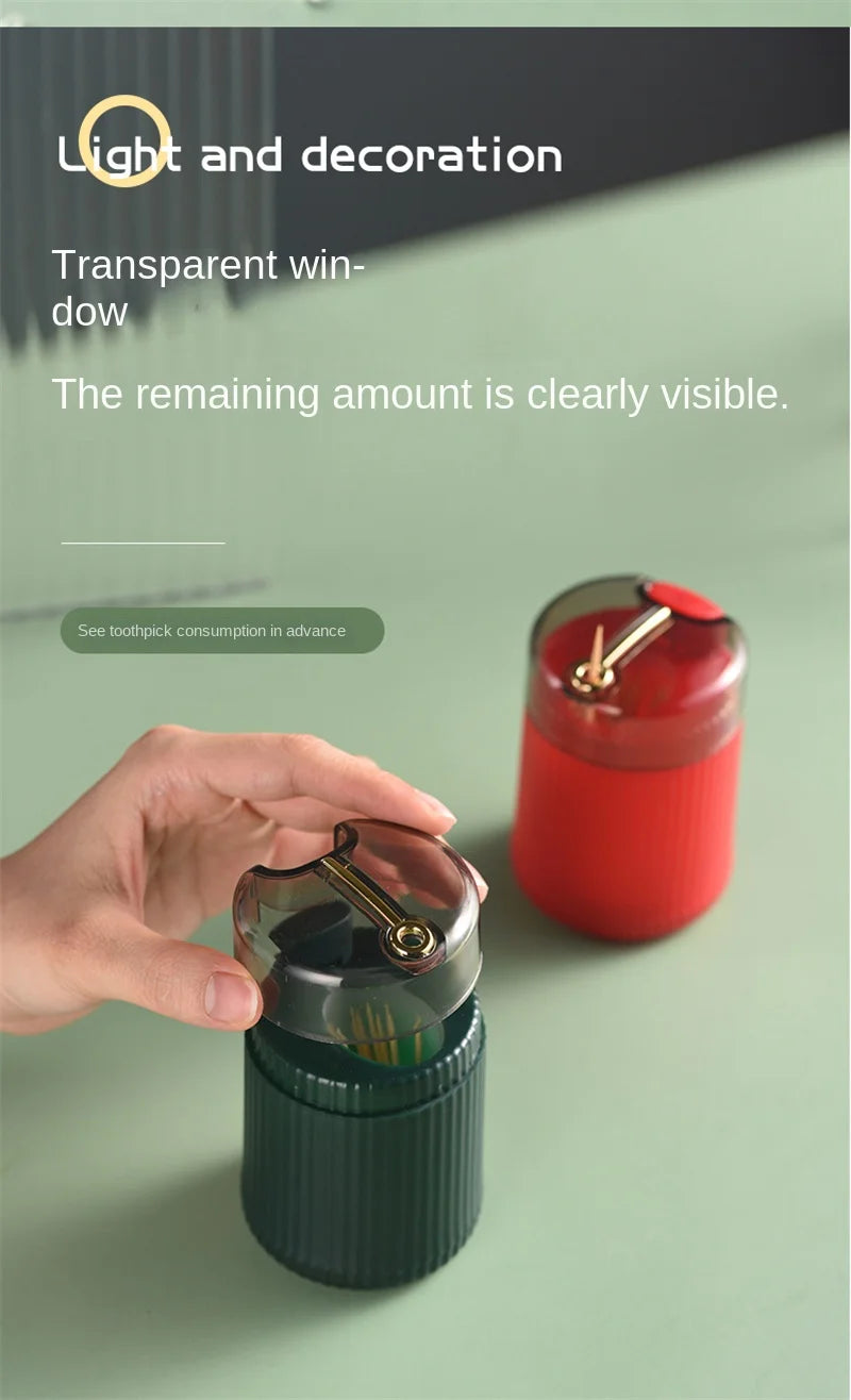 Automatic Pop-Up Toothpick Dispenser - Hygienic Press & Dispense