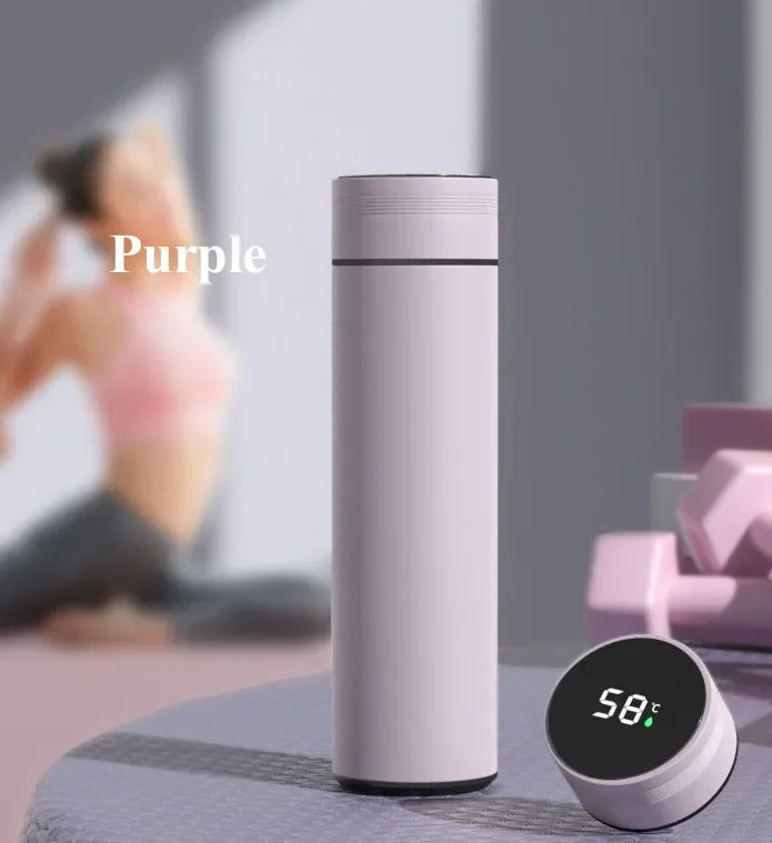 500ML Temperature Display Thermos - Stainless Steel Vacuum Insulated Cup
