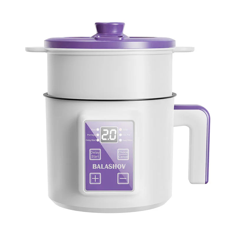 1.7L Electric Rice Cooker - Multi Cooker with Non-Stick Pot