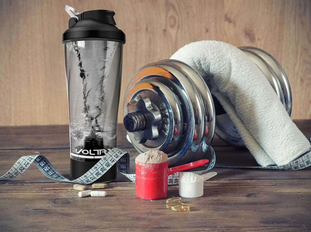 Electric Protein Shaker Bottle - USB Rechargeable Mixer Cup 750ml