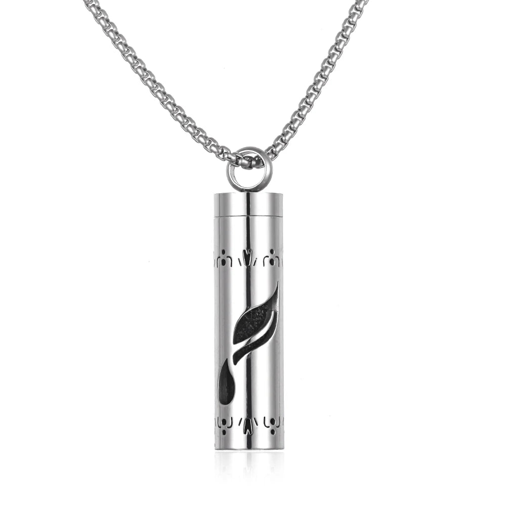 Essential Oil Diffuser Necklace - Stainless Steel Aromatherapy Locket