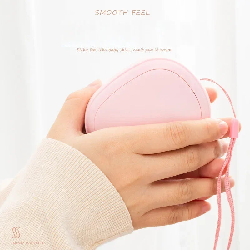 Portable Mini Hand Warmer - USB Rechargeable 3-Level Temperature Control