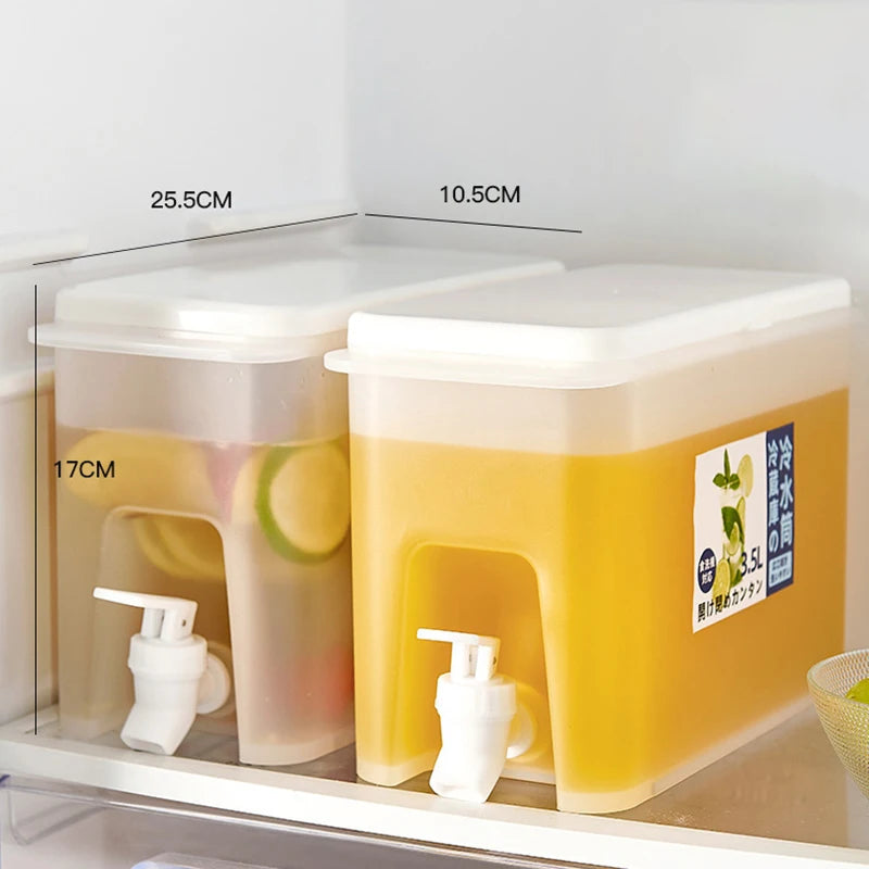 3.5L Water Dispenser with Faucet - Beverage Storage Tank & Organizer