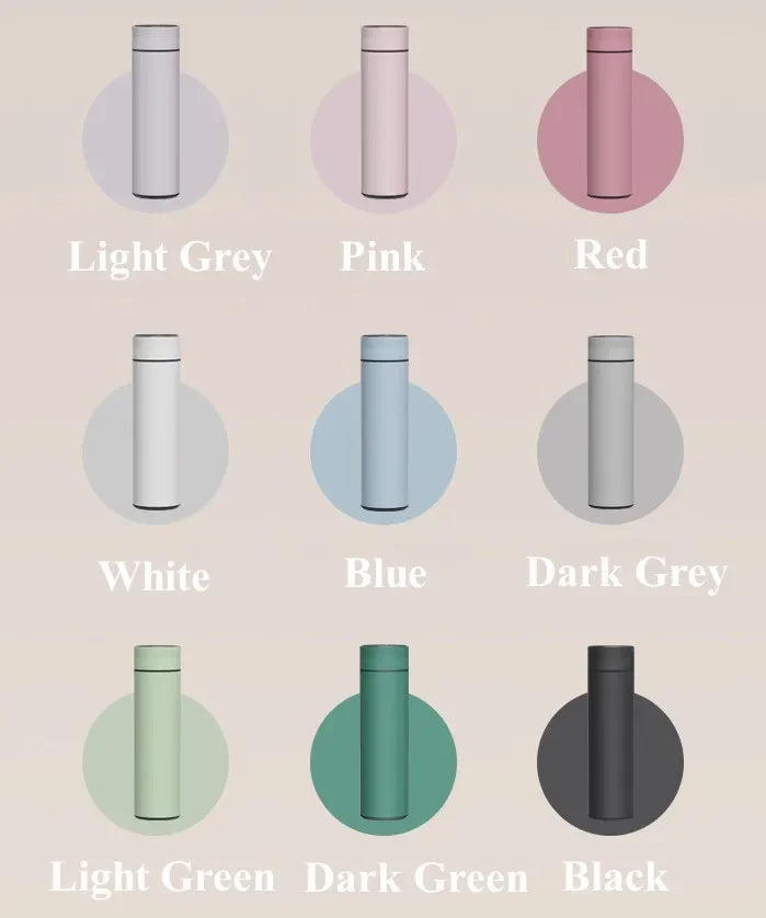 500ML Temperature Display Thermos - Stainless Steel Vacuum Insulated Cup