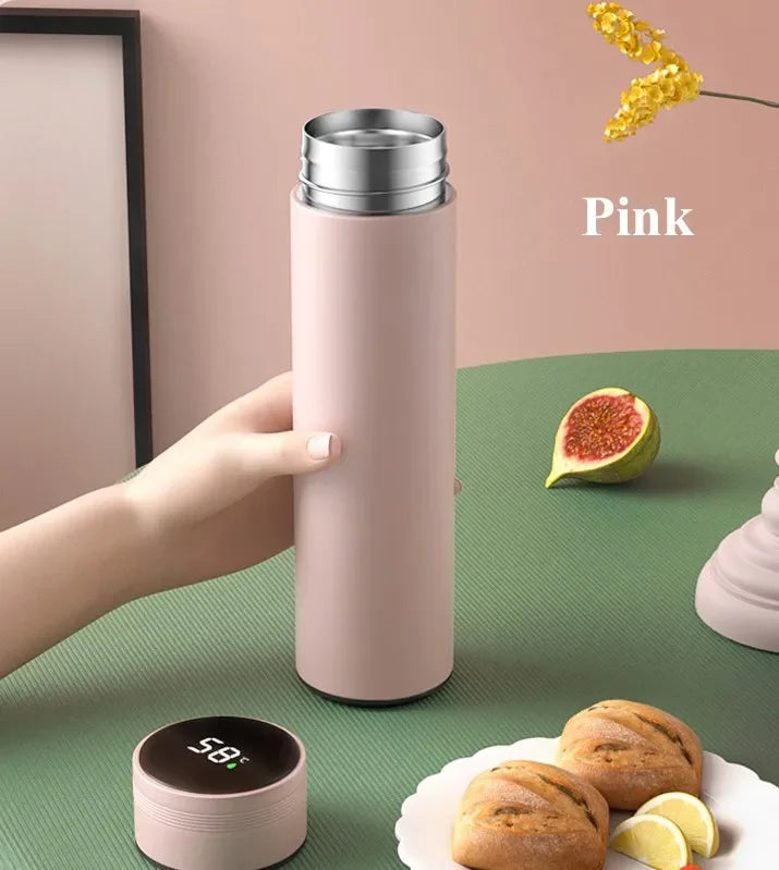 500ML Temperature Display Thermos - Stainless Steel Vacuum Insulated Cup