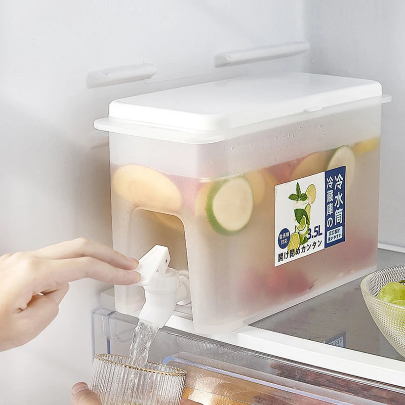 3.5L Water Dispenser with Faucet - Beverage Storage Tank & Organizer
