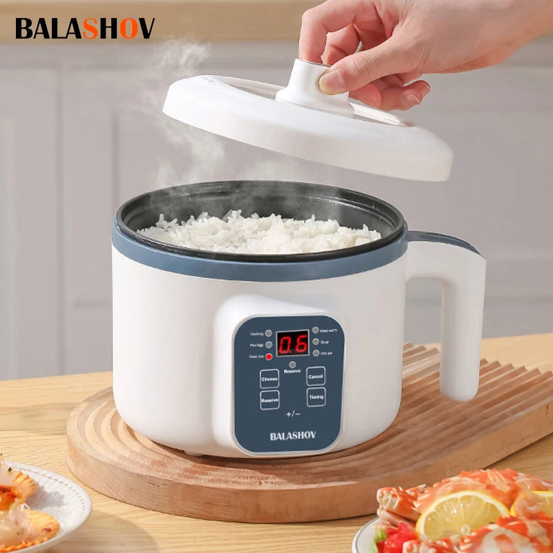 1.7L Electric Rice Cooker - Multi Cooker with Non-Stick Pot