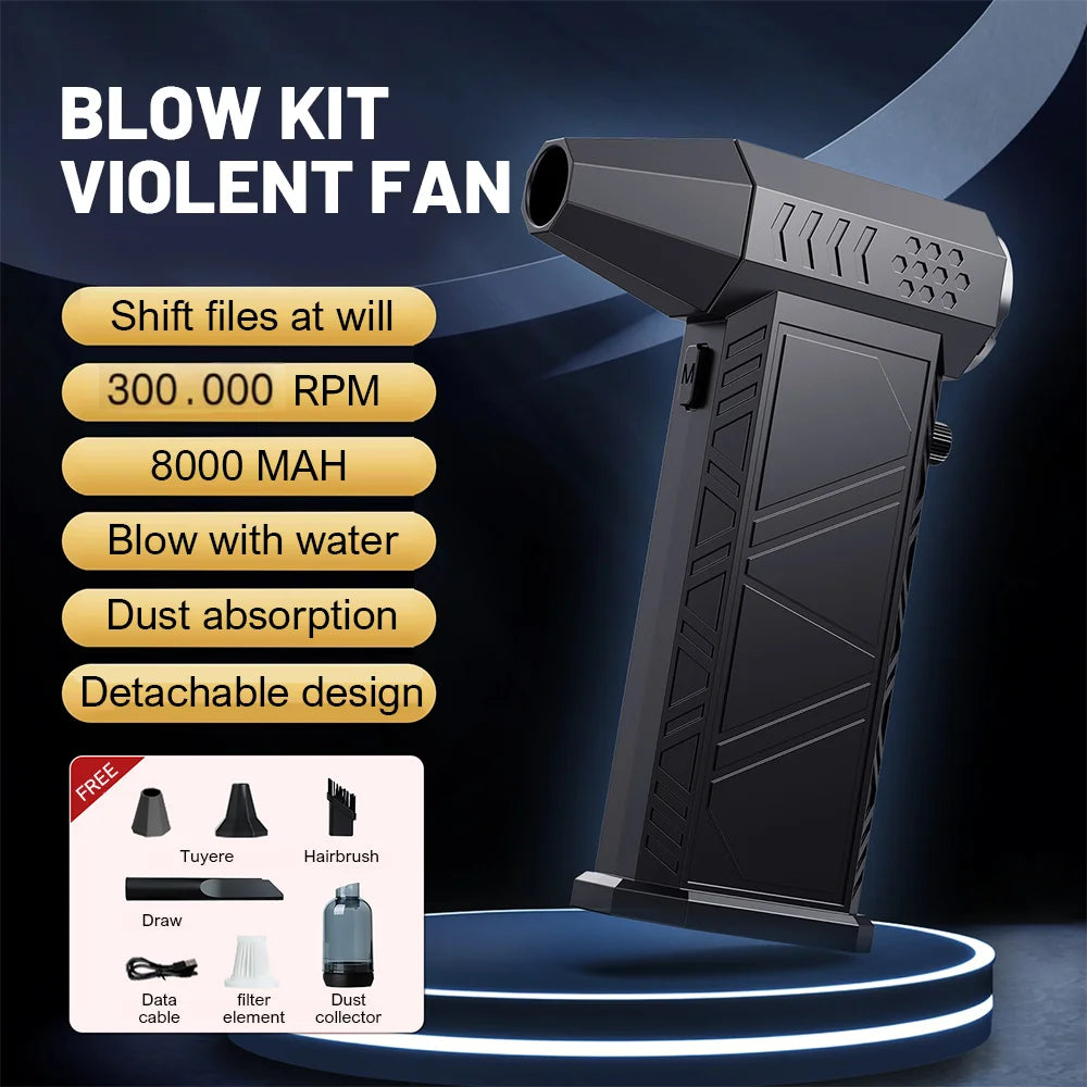 X9 Turbo Jet Blower 300,000RPM - Professional Air Duster for Electronics