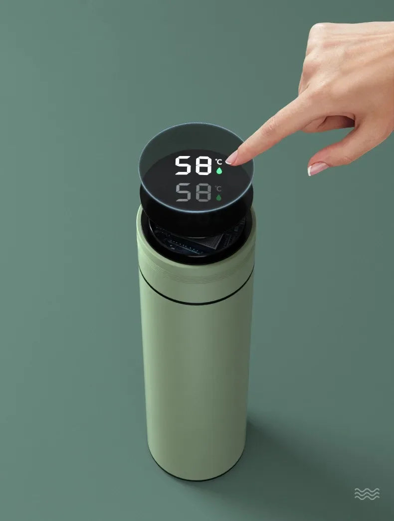 500ML Temperature Display Thermos - Stainless Steel Vacuum Insulated Cup