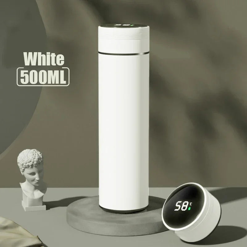 500ML Temperature Display Thermos - Stainless Steel Vacuum Insulated Cup