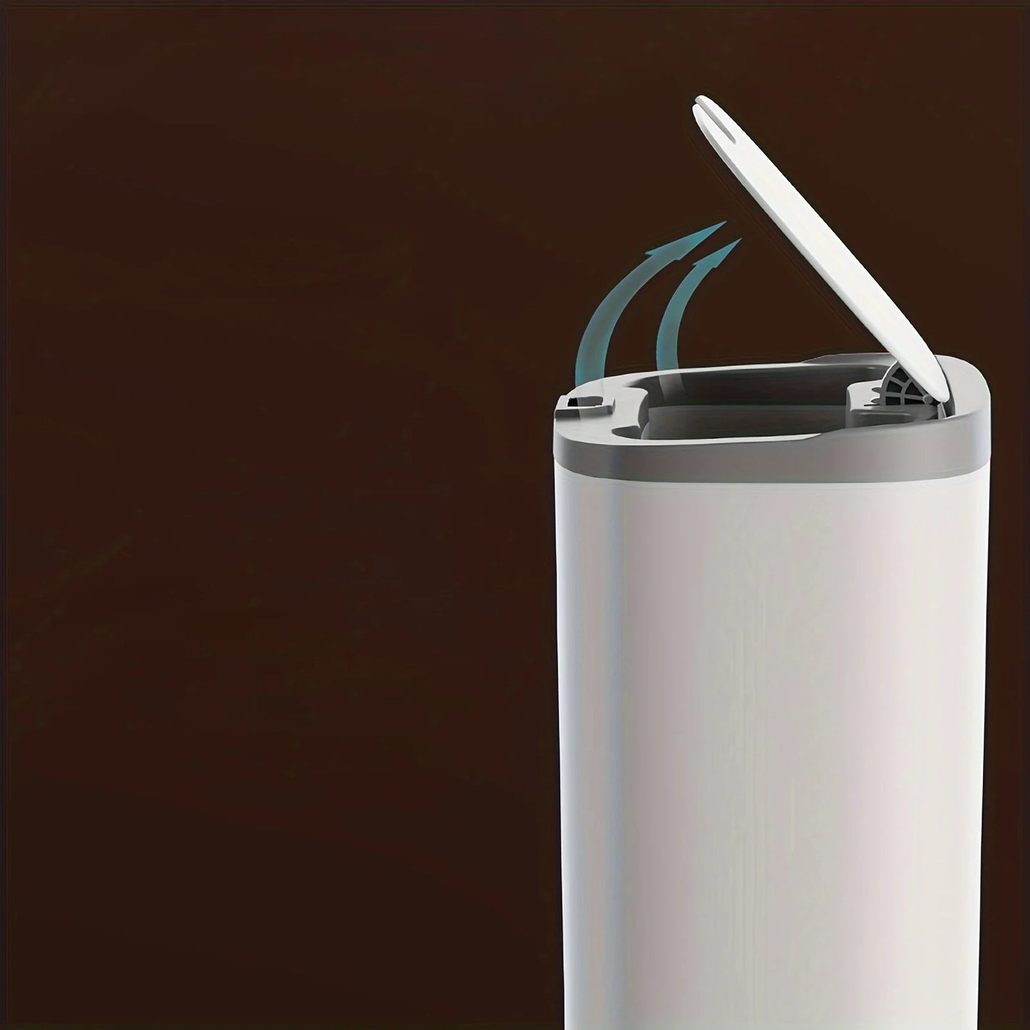Smart 13L Motion Sensor Trash Can - Touchless Automatic Bin with Lid