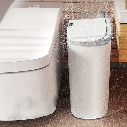 Smart 13L Motion Sensor Trash Can - Touchless Automatic Bin with Lid