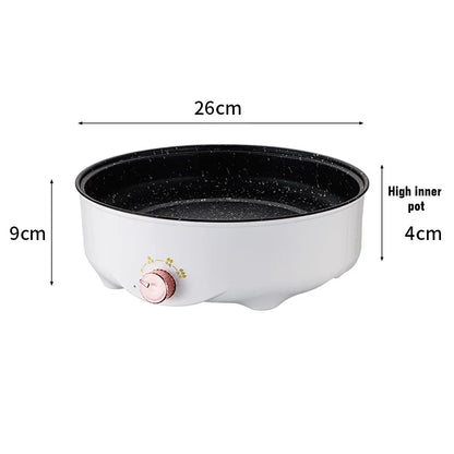 Electric MultiCooker Frying Pan - Non-Stick Barbecue & Cooking Machine