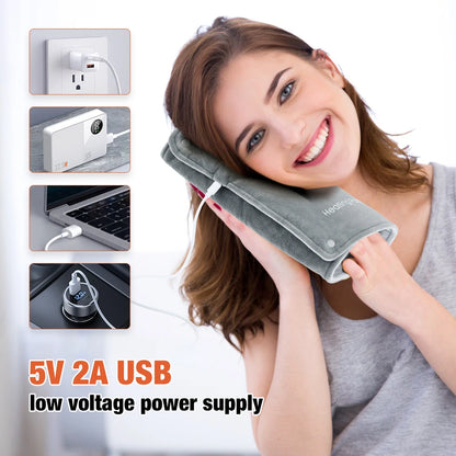 USB Rechargeable Hand Warmer - Portable Electric Heater for Winter