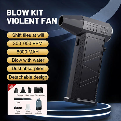 X9 Turbo Jet Blower 300,000RPM - Professional Air Duster for Electronics