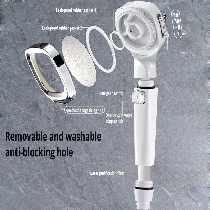 Xiaomi High Pressure Shower Head - 3 Mode Adjustable Filter Set
