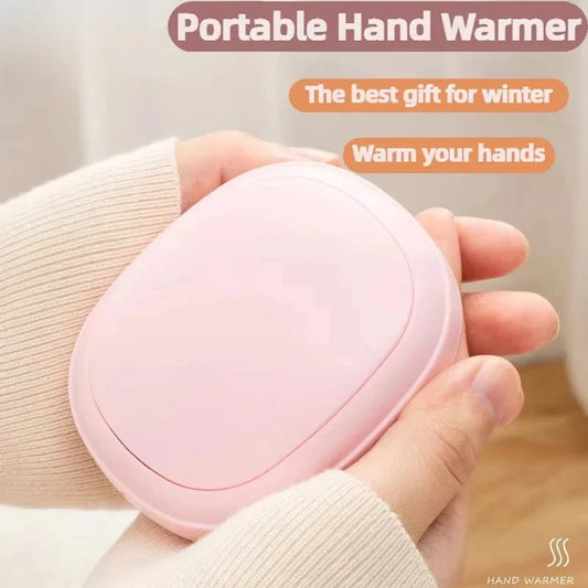Portable Mini Hand Warmer - USB Rechargeable 3-Level Temperature Control