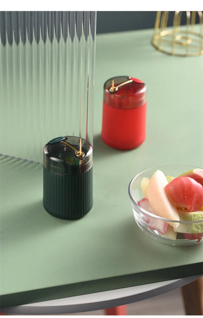 Automatic Pop-Up Toothpick Dispenser - Hygienic Press & Dispense