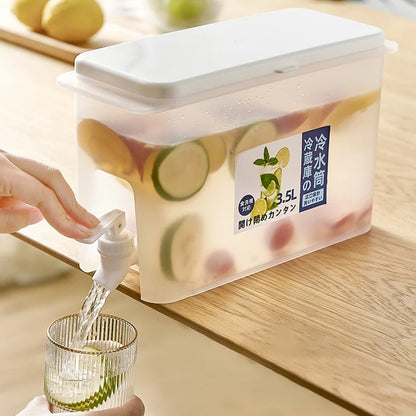 3.5L Water Dispenser with Faucet - Beverage Storage Tank & Organizer