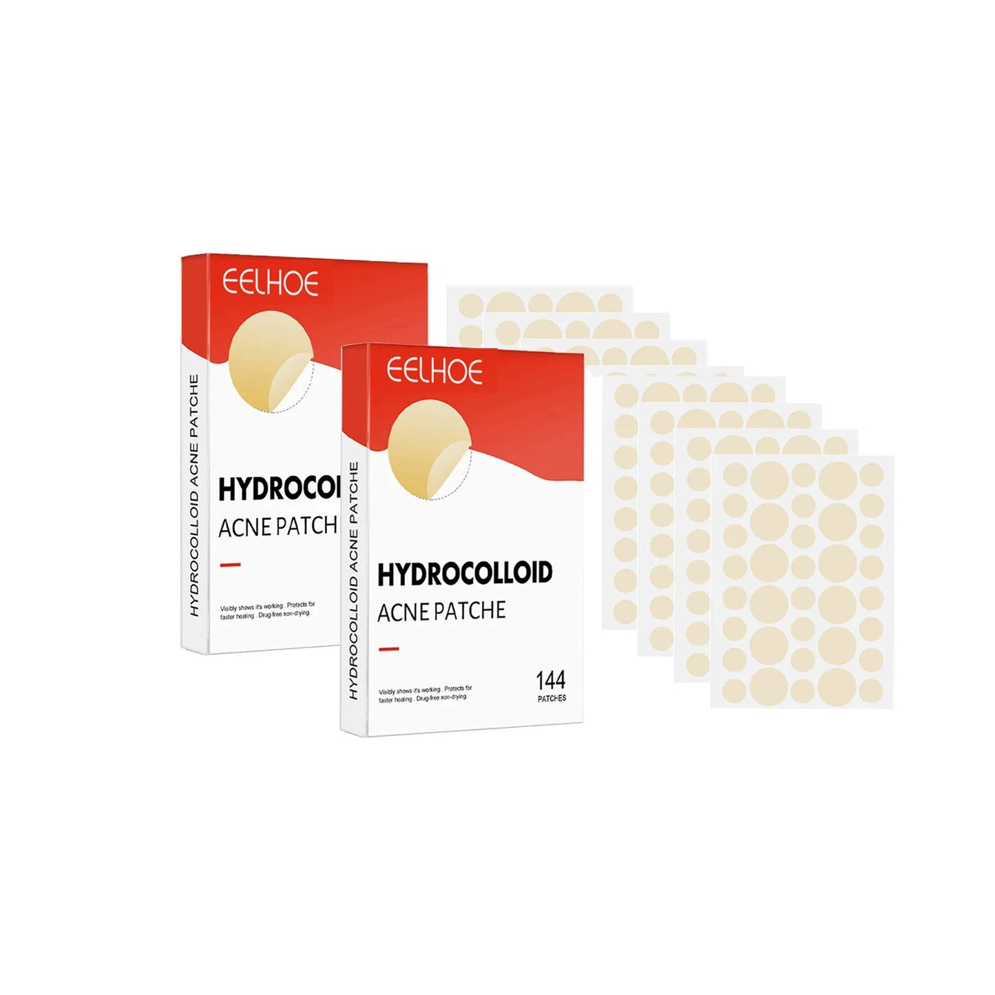 Hydrocolloid Acne Patches - Invisible Pimple Repair Patches